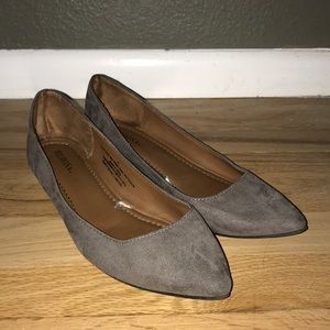 1” Gray Ballerina Flat